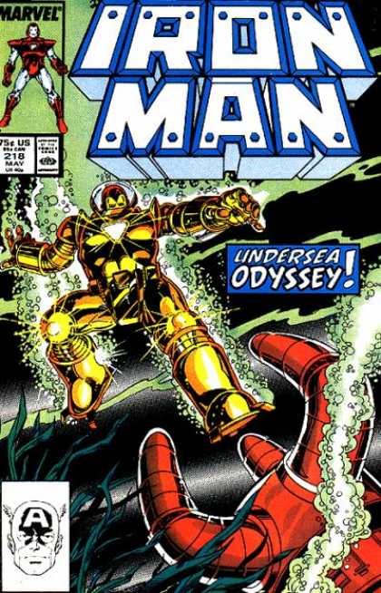 Iron Man #218 Deep Sea Armor