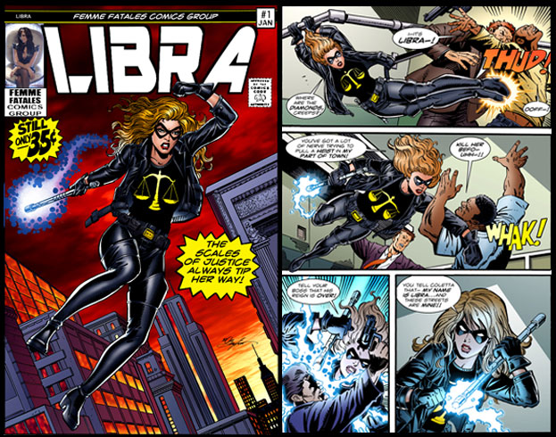 Libra Cover and Page
