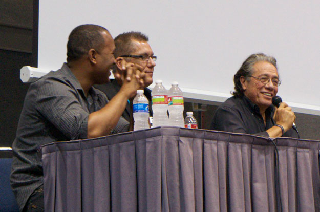 Michael D. Olmos, Bob Layton and Edward James Olmos talk Mettle