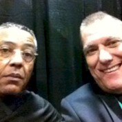 Bob with actor Giancarlo Esposito