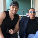 Bob with Sam Heughan